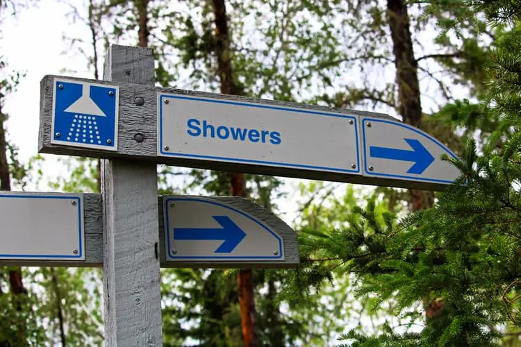 Camping shower