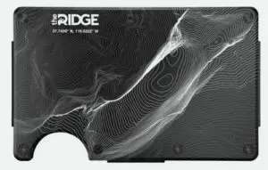 The Ridge Topographic Aluminum Wallet