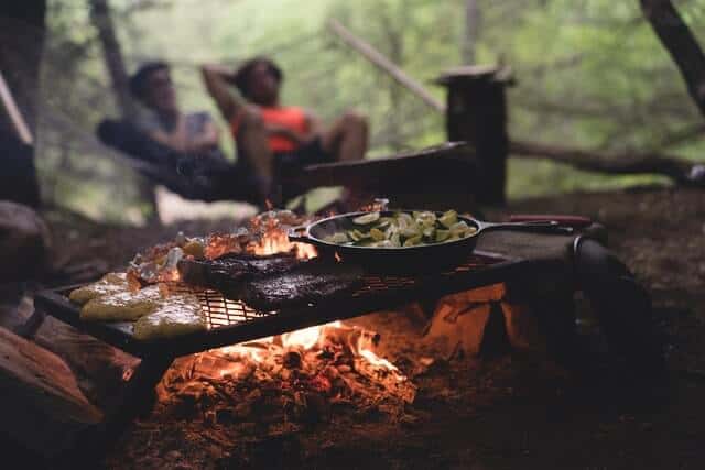 Camp dinner