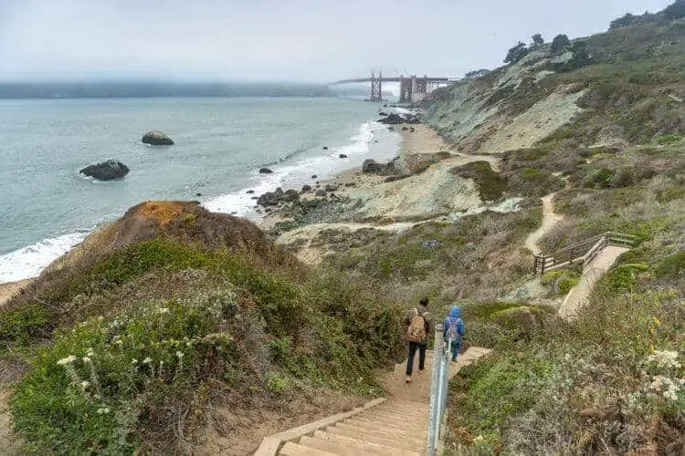 Batteries to Bluffs Trail in San Francisco, CA
